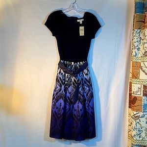 Coldwater Creek Women’s Knit Woven Dress, Size 6